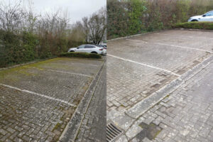 parking space before and after